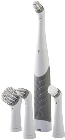Lakeland Electric Scrubber Household Cleaning Brush with 4 Heads