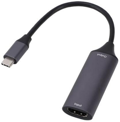 Video-Sound-Grabber-Karte, HD 4K-Spiel-Videoaufnahmekarte, Video-Grabber-Karte aus Aluminiumlegierung mit 15 Metern Extra Langem Kabel, für Live-Spiele, Videokonferenzen, Bildung