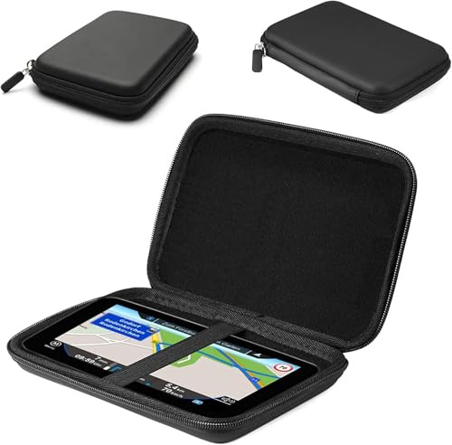 Navigation Tasche passend für Garmin DriveSmart 86 MT-S | GPS Schutz Case Hülle stoßsicher, robust und hart für Navigationsgeräte | XL Navi