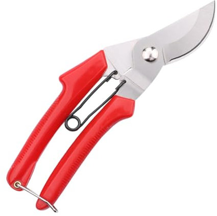 ibasenice Tijeras De Podar Profesionales Tijeras De Jardinería Para Cortar Ramas Acero Inoxidable Mango Antideslizante