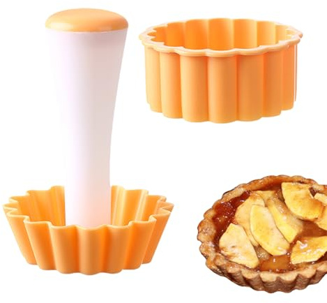 Nankoyal Stampini Per Tartine, Stampo Per Torta Di Frutta, Compatibile Con Lavastoviglie Riutilizzabile Realizzatore In Acciaio Antiaderente, Per Tartine Cheesecake Biscotti Torte Muffin Budini Dolci