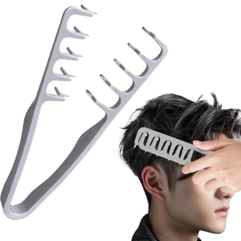 RAZKEF Peine Texturizador Peine Masculino Para Cabello Con Volumen Accesorio De Estilizado Para Raíces Peine De Dientes Anchos Para Dar Volumen Y Flequillo Con Volumen Para Hombres Y Mujeres