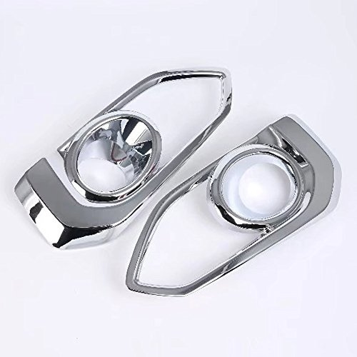 Kadore Auto pour Phare antibrouillard Avant ABS Chrome 2 Pcs/lot