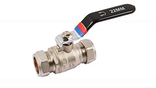 COMAP 31120 15mm Isolating Valve Lever Action Chrome Compression - Plumbing Fitting