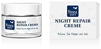 Linea Soft Night Repair Creme 50ml - hochdosiert direkt vom Hersteller - Nachtcreme - Regeneration der Haut - Hyaluron - Panthenol und Bisabolol - Made in Germany