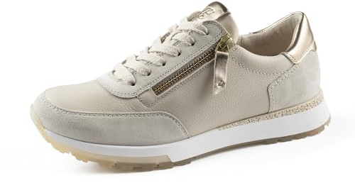 Paul Green Zapatillas de mujer supersuaves con plantilla intercambiable, zapatillas bajas para mujer, plantilla intercambiable, Beige 00x, 38 EU