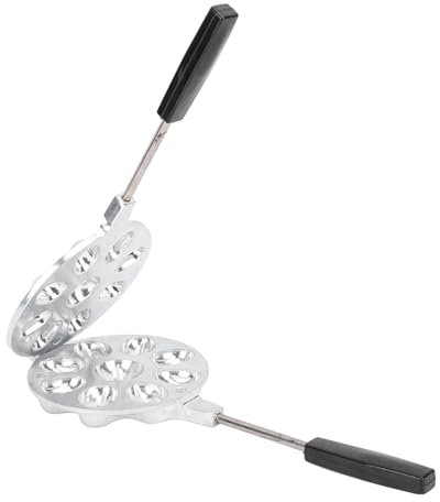 Creatore di Stampi per Biscotti Alle Noci, 9 Stampi per Biscotti Oreshki in Lega di Alluminio Macchina per Biscotti e Noci, Macchina per Biscotti Oreshnitsa, Forma per Biscotti