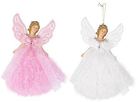 Cabilock 2St Christbaumschmuck Weihnachtsschmuck weihnachtsengel Christbaum anhänger das Geschenk Geschenke Weihnachtsbaum hängende Verzierung weihnachtspuppe wandbehang