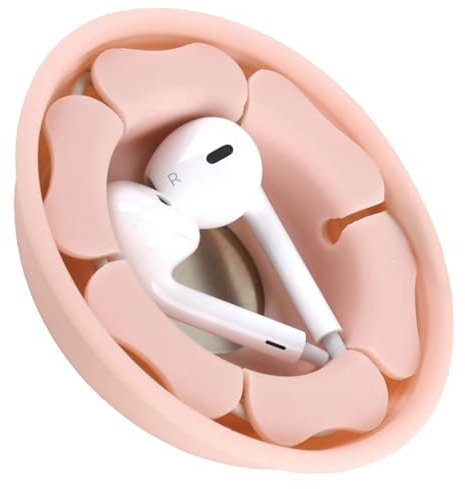 Earbuds Case Holder Magnetic MAIRUI Wired Earphone Cable Cord Winder Tangle-Free Headphone Headset Silicone Wrap Organizer