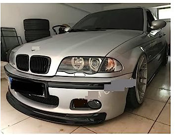 SPYKEY Auto Frontlippe Frontspoiler Für BMW E46 M Tech/M Sport 1997-2006 CSL,Auto Bumper Protector Auto Frontstoßstange Splitter Lip Spoiler Car Anbauteile