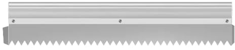 DPFCYBS Truelle Dentelée Peigne à Mortier 60cm(23.6in)-90cm(35.4in) Truelle Crantée Carrée en Acier Inoxydable pour Une Application Rapide Et égale De L'adhésif sur Le Sol(Size:B-75cm)