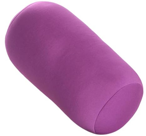 Microbead Bolster Tube Pillow Extra Soft Microbead Travel Neck Support Pillow Back HeadCushion Body Cushion Cylinder Bean Bag Throw Pillow Neck Arm Back Support For Plane Car Travel Recliner Sleeping
