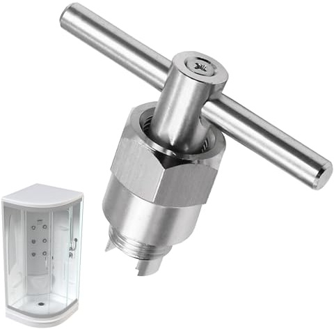 Shower Faucet Cartridge Remover, Professional Cartridge Puller Tool, Faucet Cartridge Tool, Cartridge Extractor Tool, Shower Cartridge Removal Tool, Hand Tools for Faucet Repair, Aluminum Alloy
