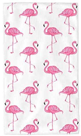 Sporthandtuch Schöner Rosa Flamingo Duschtücher Praktischem Handtuch Weich Badetuch Für Sport Strand Männer 40X70Cm