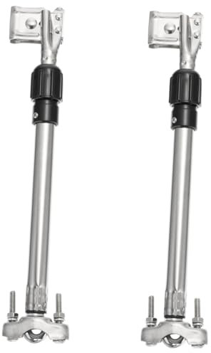 Alipis 2pcs Quality Stainless Steel Bike Umbrella Stand Connector Holder for Outdoor Use