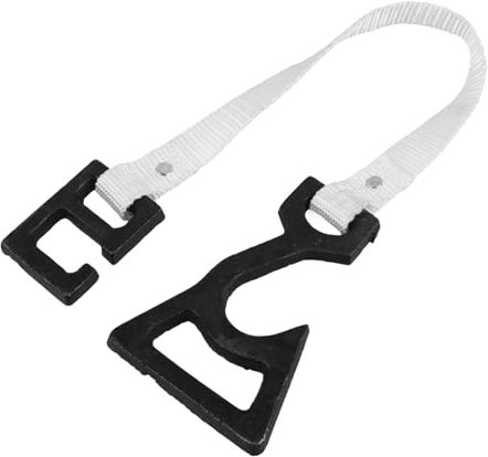 Alipis Zubehör Für Feuerlöschgeräte Aufhänger Für Verlängerungskabel Garage Organisation Schlauchorganisatoren Elektrischer Kabelhalter Schuppenorganisation Garagenzubehör Weiß Segeltuch