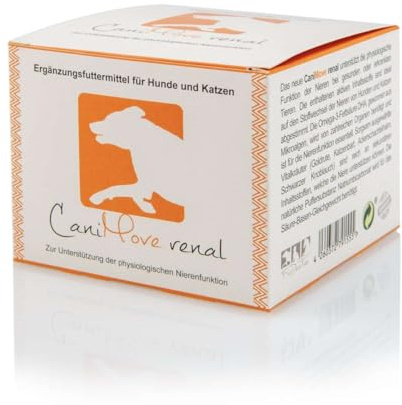 CaniMove | renal (1 x 150 g) - Ergänzungsfuttermittel für Hunde zur Unterstützung der Nierenfunktion | Mit DHA, Natriumbikarbonat, Schachtelhalm, Katzenbart, Goldrute und mehr