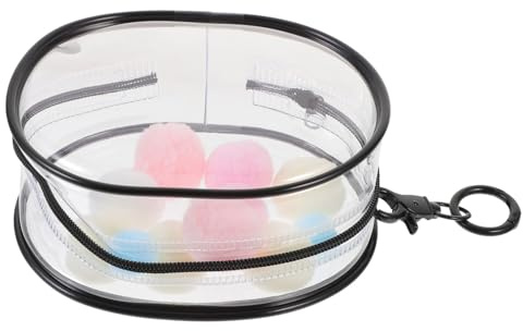 Toyvian Transparent Mini Dockväska med Bärbar och Skyddande Resväska för Dockor Praktisk för och Resor och Förvara