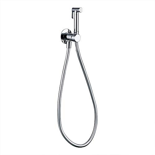 PUFAHAU Faucets,Water-Tap Bath Shower Systems Wall Mounted Bidet Sprayer, Handheld Hot And Cold Water Bathroom Bidet Faucet Toilet Sprayers For Shower/Chrome