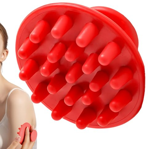 Brosse de massage du cuir chevelu – Peigne flexible pour nettoyer les cheveux, épurateur stimulant pour le soin des racines, outil antidérapant améliorant la croissance, accessoire de relaxation doux