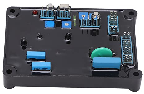 FTVOGUE AS480 Regolatore Automatico di Tensione, Scheda di Controllo Tensione per 100-264 V CA, Monofase 5 A, 7,5 A in 10 S, con Autoeccitazione PMG, Guscio in ABS, Uso Parallelo, per Generatore