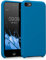 kwmobile Schutzhülle kompatibel mit Apple iPod Touch 6G / 7G (6. und 7.Generation) - Hülle Silikon gummiert - Cover Case in Karibikblau