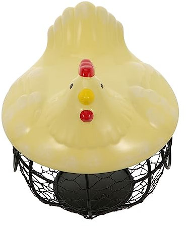 UPKOCH Cesta para Huevos De Gallina Organizador De Huevos De Hierro Cesta De Almacenamiento para Hogar y Cocina para Servir y Aperitivos