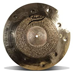 Fame Pure Hybridual Splash 10, Handgehämmertes B20 Bronze Becken, Hybrid Finish, Thin Stärke, Dunkler und Erdiger Sound, Schnelle Ansprache, Ideal für Studio und Bühne