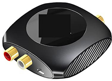 Commutatore Hdmi, Convertitore audio da analogico a digitale da 96 KHz Adattatore coassiale ottico da 2RCA a SPDIF TV for altoparlante Subwoofer Amplificatore Trasmissione Stabile Del Segnale Ad Alta