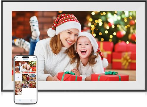 Dragon Touch 15.6 Inch Large Digital Picture Frame - WiFi Digital Photo Frame with 32GB Storage, FHD 1080P Touch Screen, Auto-Rotate, Share Photos/Videos Instantly via Free App Best Gifts for Mom