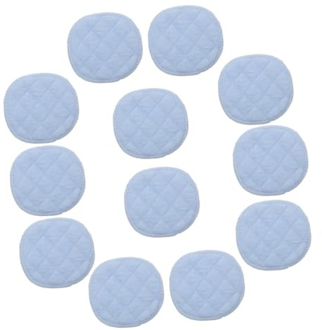 MOLUCKFU Stilleinlagen mit Hoher Milchaufnahme aus Baumwolle 30 Stück Wiederverwendbare Waschbare Brustpads und Hautfreundlichem Material für Mütter Beim Stillen