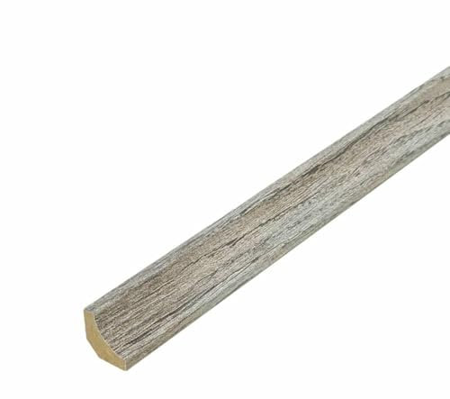 Scotia Beading Flooring MDF Laminate Skirting Cladder 2.4m (10 Lengths) 25 Colours Available (Harbour Oak)