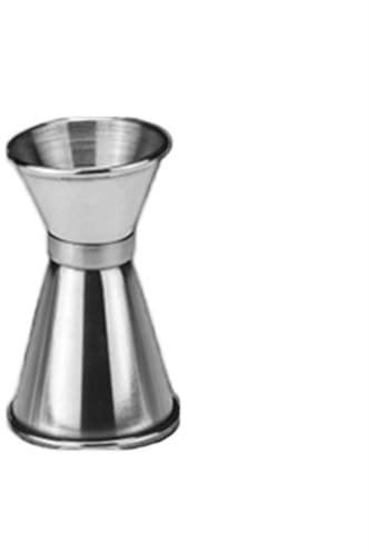 CHFYIJYHM Jigger de Acero Inoxidable, Herramienta de medición de cócteles de Primera Calidad, for Suministros de Barra de Camarero(Silver 30-50ml)