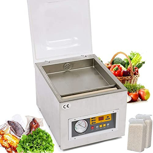 XCSCUK Table Chamber Vacuum Sealer,Food Vacuum Preservation Machine,Commercial Kitchen Food Packing Sealer