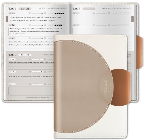 BIROYAL Dankbarkeitstagebuch Erwachsene 6 Mins, One Line a Day, Achtsamkeitstagebuch, 5 Minuten Tagebuch für Erwachsene, 3 Jahres Tagebuch, Gratitude Journal mit 366 Fragen, 5 Minute Journal