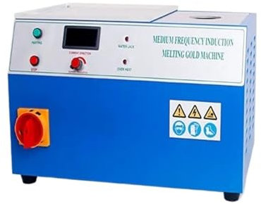 Riscaldatore a induzione, Riscaldatore a induzione a media frequenza da 2 kg, saldatore di ferro con forno di e for tempra del forno, forgiatura for trattamento termico dei metalli con crogiolo