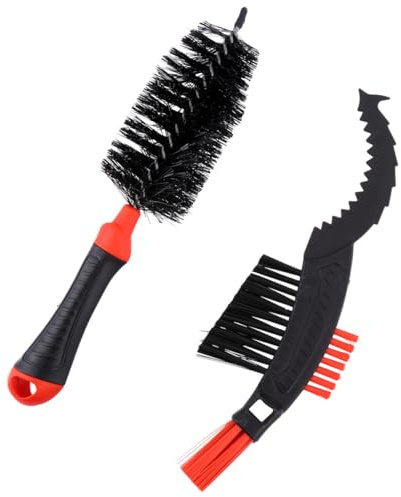 Didiseaon 2pcs Bike Chain Cleaner Cleaning Brush Tool Wash Kit for Bicycle Chain Cleaning Device