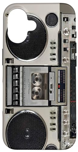 Vintage années 80 Boombox Ghettoblaster Coque pour iPhone 16