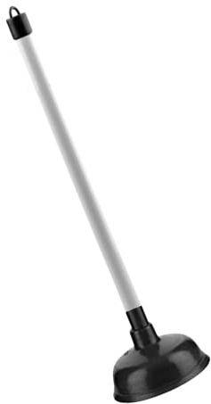 Large Plunger for Bathroom, Sink, Kitchen & Drain - Plastic Handle Sink Plunger, Drain Unblocker Cleaner Pump for Home, Bath, Toilets, Bathtub, Shower & Drains.