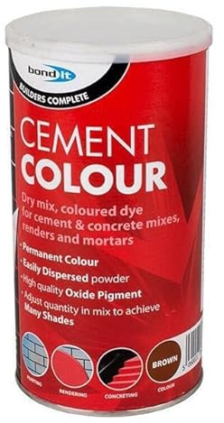 ARA CHOICE Bond It Powdered Cement Colour Mortar Pointing Concrete Colouring Pigment Dye 1Kg Mortar, Brick, Pointing, Render and Concrete Toner (Brown)