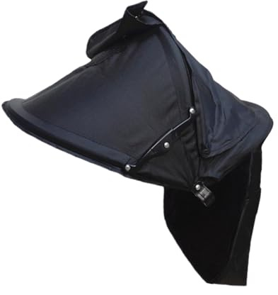 Baoblaze parasole passeggino Parabrezza traspirante Protezione solare regolabile per passeggiate all'aperto Tettuccio universale per passeggino, Parte superiore staccabile