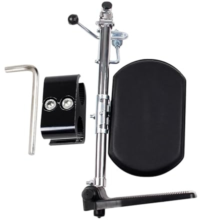 Fußstütze für Standard-Rollstühle Premium für Rollstuhl, einfache Montage, links, 15x10x5cm