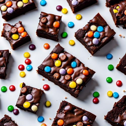 Kids Baking Kit, Make Your Own Rainbow Frosted Slim Brownies Kit, Activity Gift for Kids & Teens, Children's Activity Bake Box, Letterbox Size Baking Gift