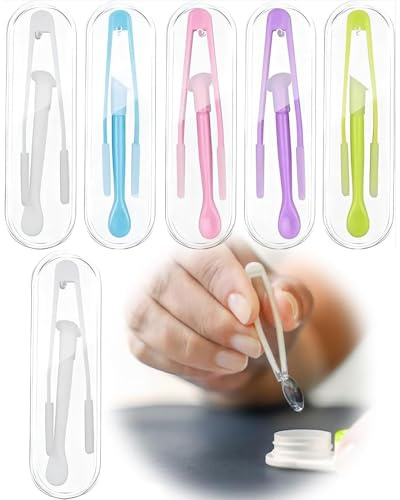 KGDUYC 6pcs Kontaktlinsen Einsetzhilfe, Kontaktlinsen Entfernen,Kontaktlinsen Inserter Remover,Kunststoff kontaktlinsen sauger,Kontaktlinsen Entferner Remover mit Saugnapf Bunte Contact Lens Tweezers