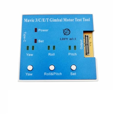 Pièce de caméra à cardan for DJ Mavic 3/CINE Câble PTZ à cardan Bras de Moteur de Lacet/roulement/tangage Carte d'amortisseur Module de Verre d'objectif(Gimbal Motor Tester)