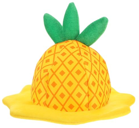 OATIPHO Lustiger Ananas Hut Aus Schaumstoff Für Erwachsene Frucht Kostüm Kopfbedeckung Für Party Fotos Und Rollenspiele 13.8 X 12.8 X 12.6 Zoll