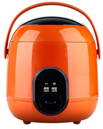 Mini Rice Cooker for 1 Person 1.2L Multicooker with Removable Non Stick Rice Pot - Perfect For Singles and Couples - Mini Household Rice Cooker