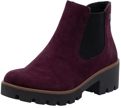 Rieker Acorn II Womens Chelsea Boots, röd, 40 EU