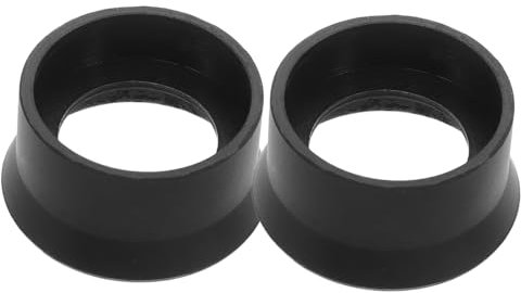 WRITWAA Rubber Eyepiece Protection Cover 2pcs Thick Light-blocking Eyepiece Guard Shield for Microscope and Binoculars Scientific Equipment Eye Guard Caps