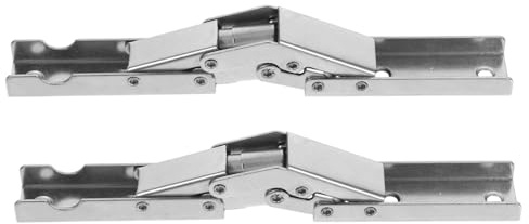 TOBBOMEY 2 piezas Bisagras de Cocina Hidráulicas de Cierre Suave para Armarios y Muebles Diseño Reducción de Ruido y Vibraciones Instalación Superficial Resistentes y Duraderos